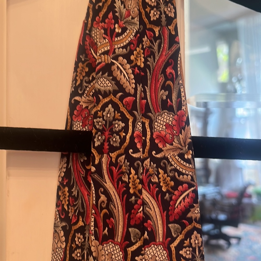 CHRISTIAN DIOR MENS PAISLEY TIE - Picture 4 of 4